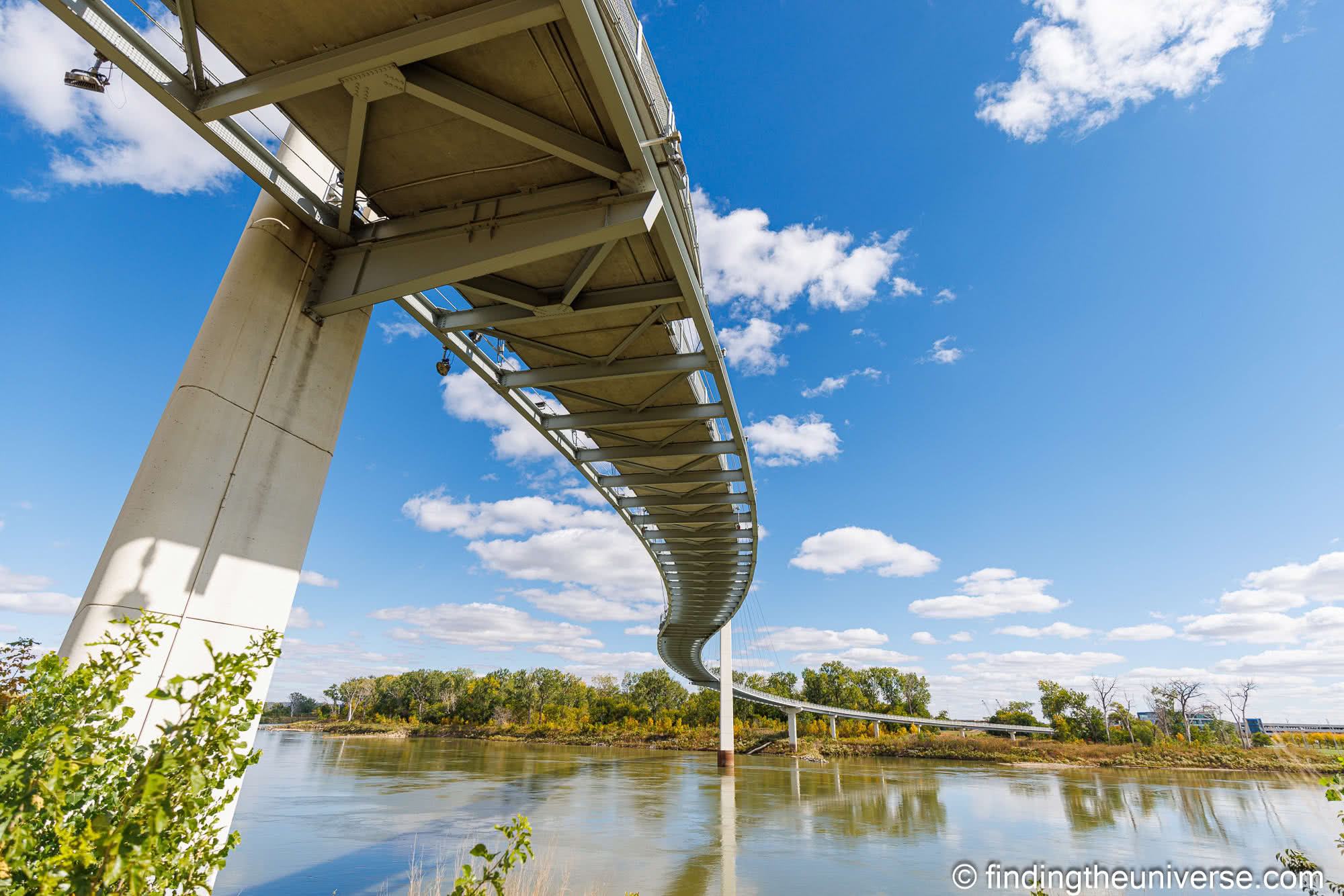 Bob Kerrey Pedestrian Bridge Omaha by Laurence Norah