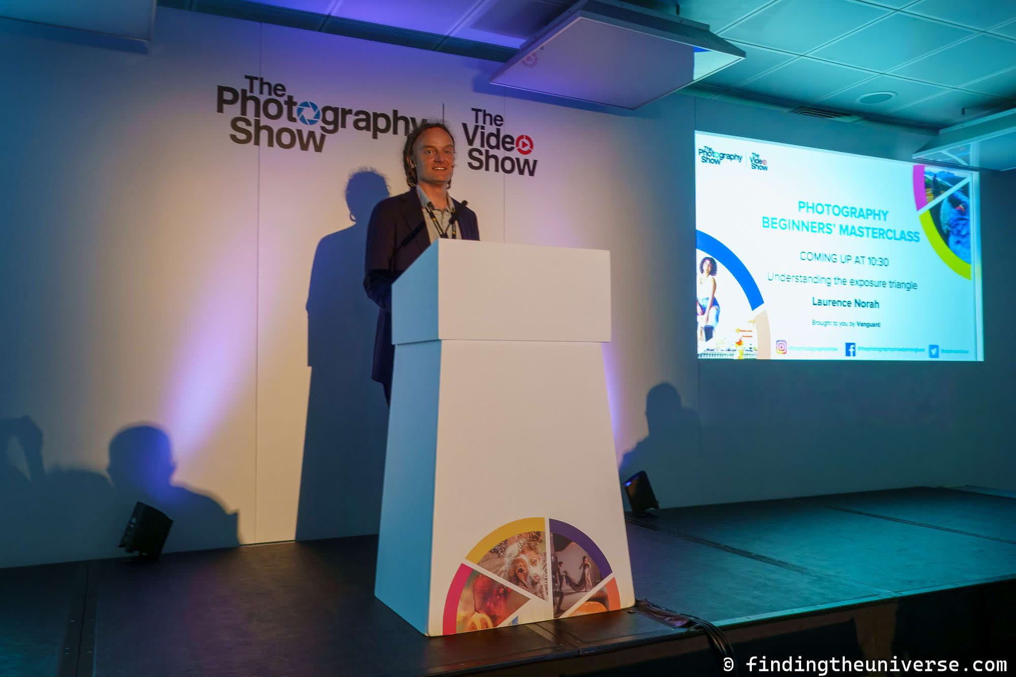 Presenting at the UK Photography Show