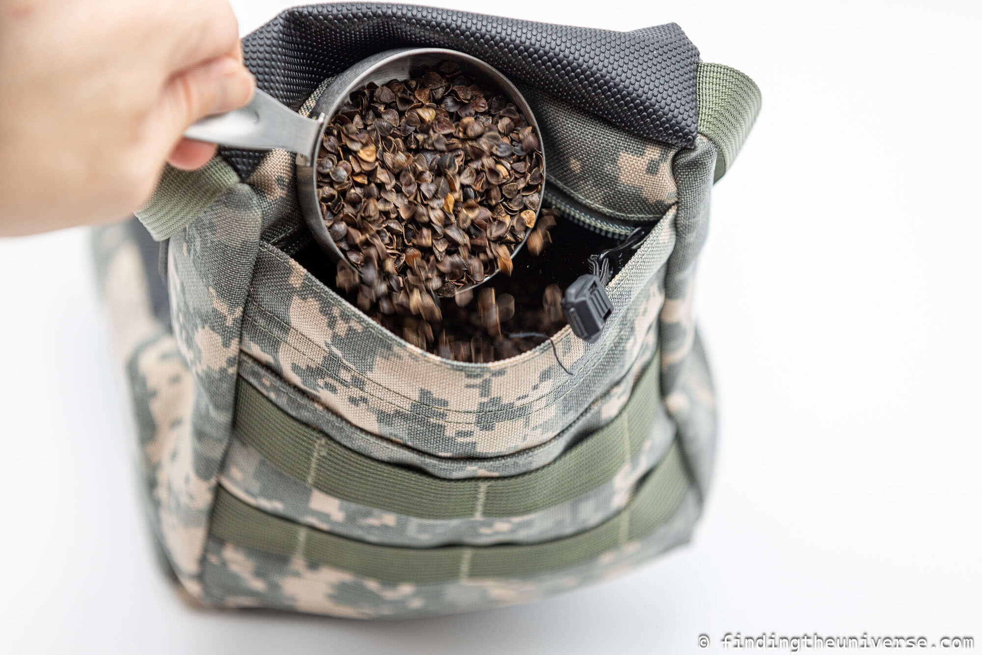 Filling a photography bean bag by Laurence Norah-2