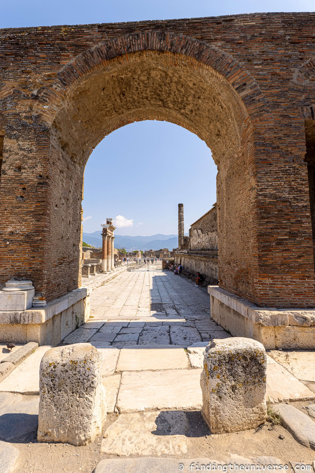 Forum Arch Pompeii by Laurence Norah