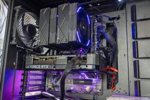 Inside of a desktop computer by Laurence Norah