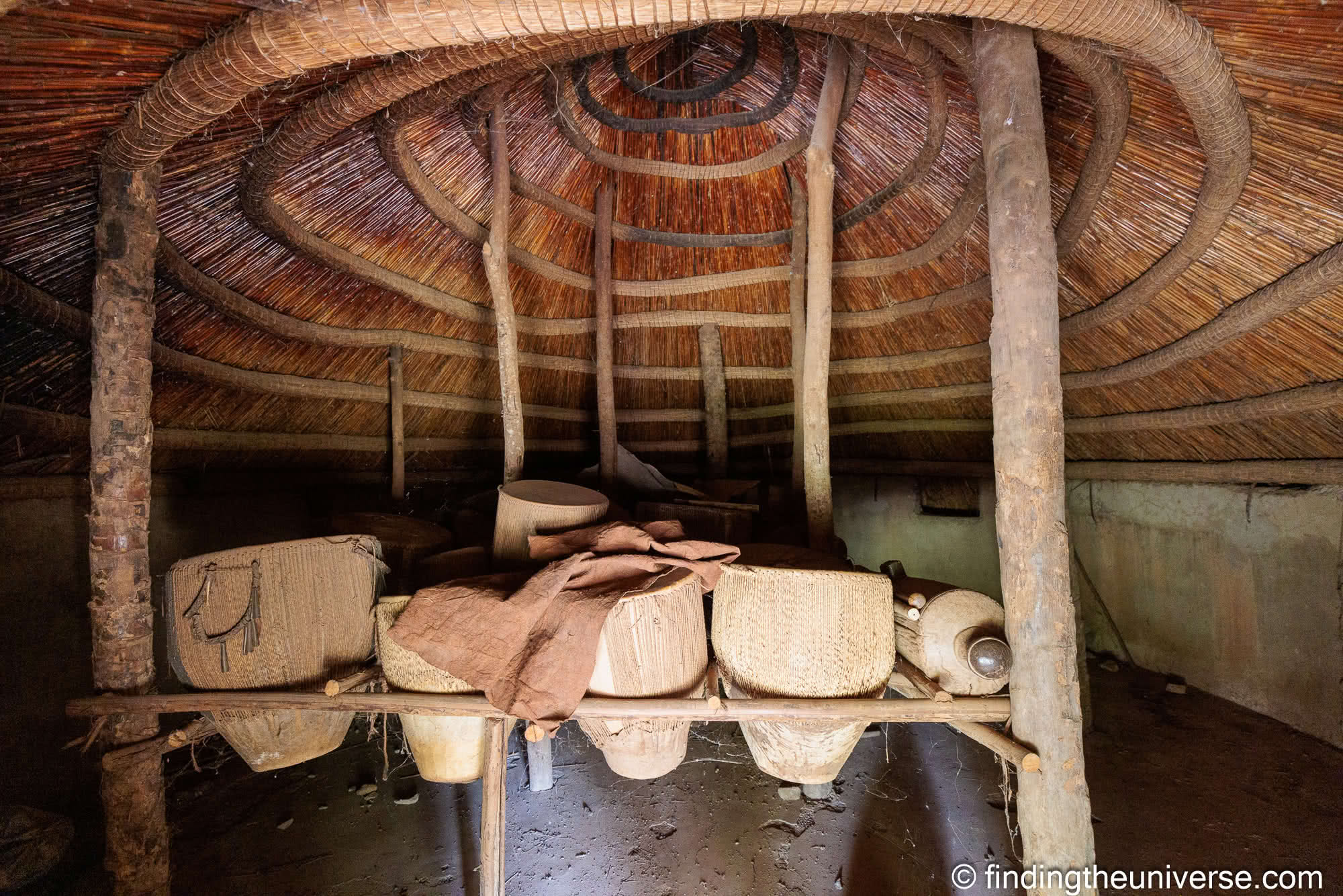 Kasubi Tombs interior by Laurence Norah