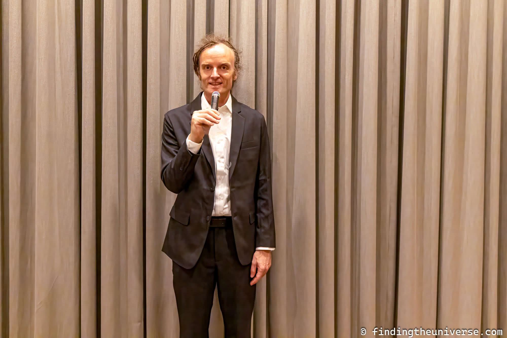 Laurence presenting Bluffworks Gramercy by Laurence Norah