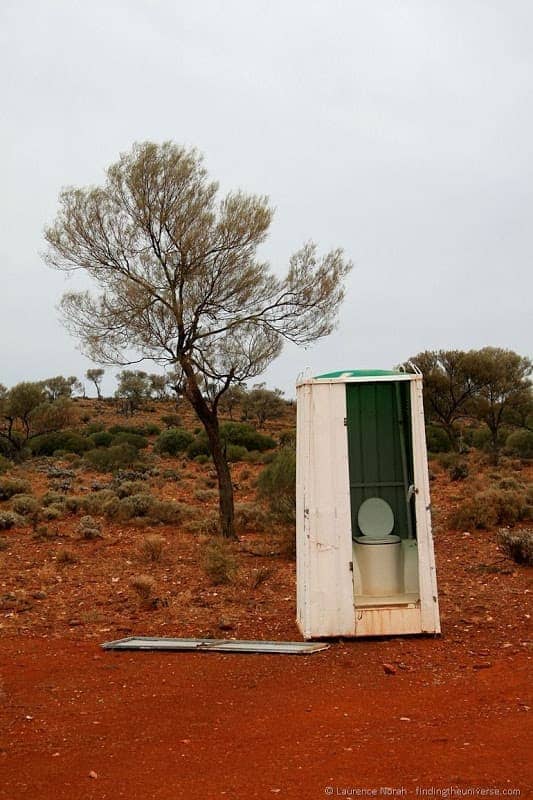 Outback toilet Australia portable