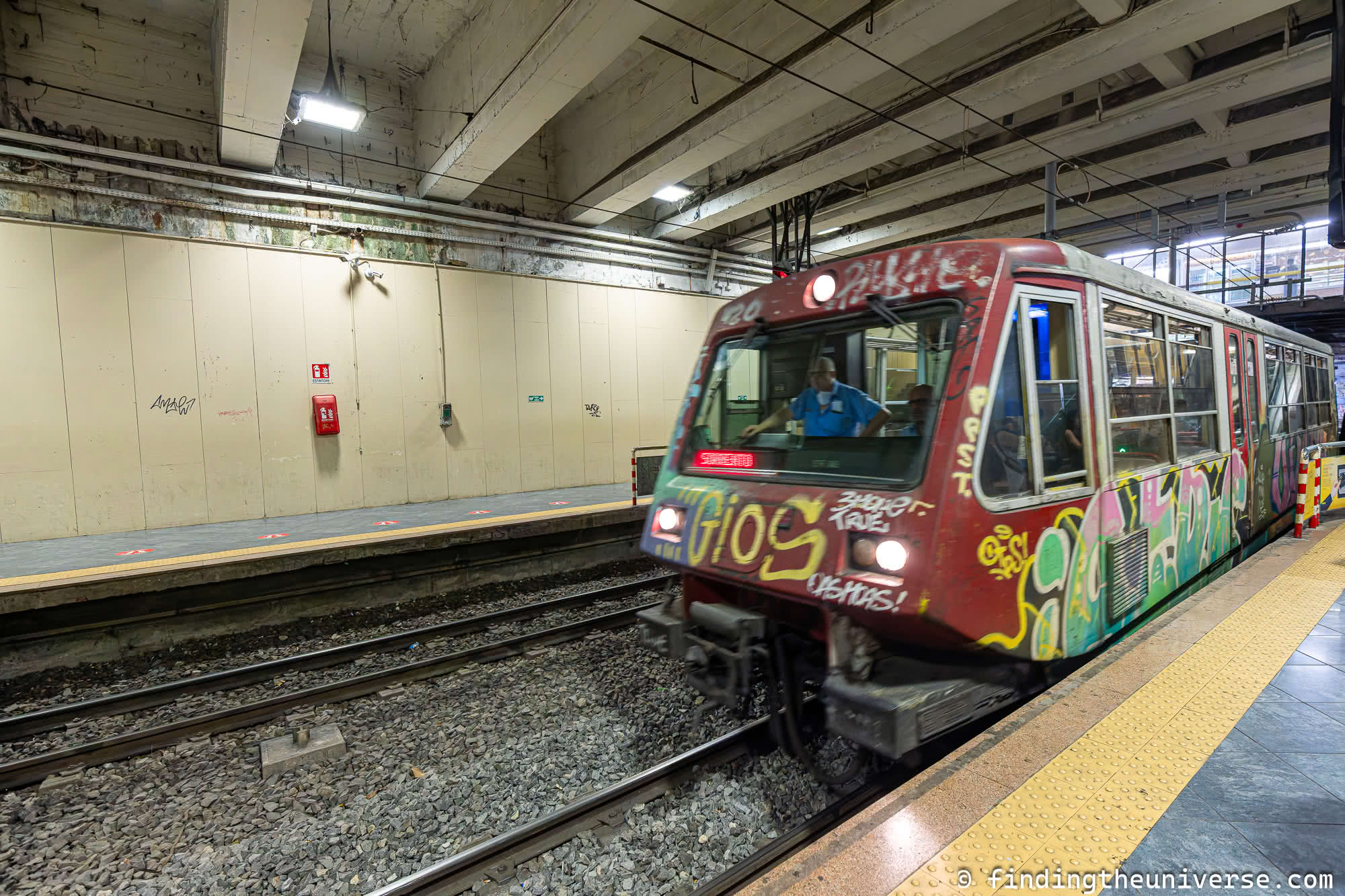 Train to Pompeii from Naples by Laurence Norah